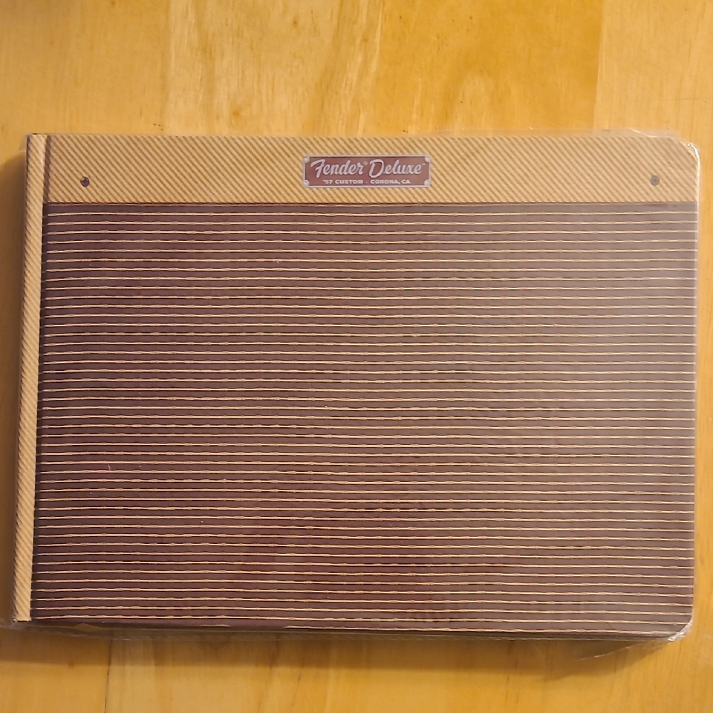 Fender Deluxe Brown and Tan Notebook